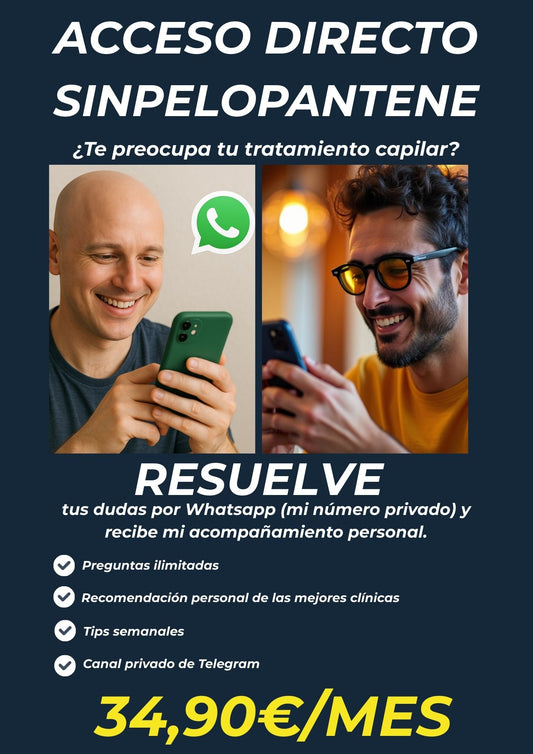 Acceso Directo Sinpelopantene – Acompañamiento capilar por WhatsApp