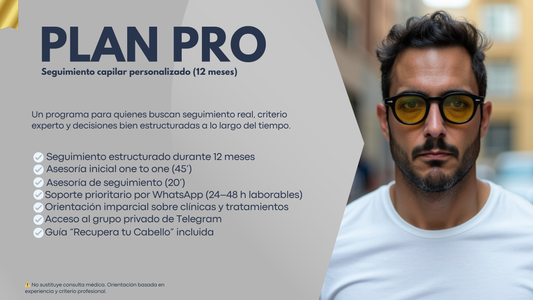 Plan PRO · Seguimiento Capilar Personalizado (12 meses)